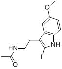 CAS 登录号：93515-00-5， N-[2-(2-碘-5-甲氧基吲哚-3-基)乙基]乙酰胺