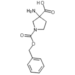 CAS 登录号：93533-01-8， 3-氨基-1-[(苄氧基)羰基]-3-吡咯烷羧酸