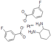 CAS#: 93557-19-8, (SP-4-2)-(1,2-Cyclohexanediamine-N,N')bis(3-fluorobenzoato-O)-Platinum