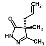 CAS 登录号：935693-32-6， (4R)-4-烯丙基-4,5-二甲基-2,4-二氢-3H-吡唑-3-酮
