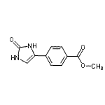CAS 登录号：936249-84-2， 甲基4-(2-氧代-2,3-二氢-1H-咪唑-4-基)苯甲酸酯