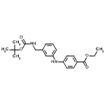 CAS 登录号：936497-81-3， 乙基4-({3-[({[(2-甲基-2-丙基)氧基]羰基}氨基)甲基]苯基}氨基)苯甲酸酯