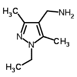 CAS#: 936940-14-6, 1-(1-Ethyl-3,5-dimethyl-1H-pyrazol-4-yl)methanamine