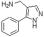 CAS#: 936940-58-8, 1-(5-Phenyl-1H-pyrazol-4-yl)methanamine