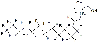 CAS#: 93776-16-0, Bis(2-Hydroxyethyl)Methyl(4,4,5,5,6,6,7,7,8,8,9,9,10,10,11,11,12,12,13,13,14,14,15,15,15-Pentacosafluoro-2-Hydroxypentadecyl)Ammonium Iodide