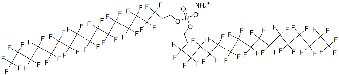 CAS 登录号：93776-23-9， 双[全氟十六烷基乙基]磷酸酯铵盐