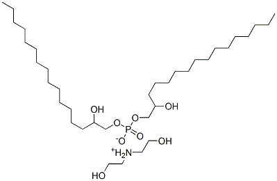 CAS 登录号：93777-69-6， 双(2-羟基乙基)铵双(2-羟基十六烷基)磷酸酯盐