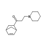 CAS 登录号：93778-71-3， 1-(双环[2.2.1]庚-5-烯-2-基)-3-(1-哌啶基)-1-丙酮