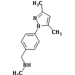 CAS#: 937796-07-1, 1-[4-(3,5-Dimethyl-1H-pyrazol-1-yl)phenyl]-N-methylmethanamine