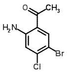 CAS#: 937816-91-6, 1-(2-Amino-5-bromo-4-chlorophenyl)ethanone