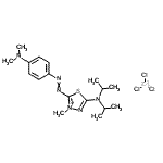 CAS#: 93783-70-1, 5-(Diisopropylamino)-2-{[4-(dimethylamino)phenyl]diazenyl}-3-methyl-1,3,4-thiadiazol-3-ium trichlorozincate(1-)