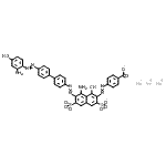 CAS 登录号：93803-39-5， 三钠4-{[8-氨基-7-({4'-[(2-氨基-4-羟基苯基)偶氮]-4-联苯基}偶氮)-1-羟基-3,6-二磺酸-2-萘基]偶氮}苯甲酸酯