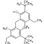 CAS#: 93803-63-5, 2,2'-Methylenebis[4-ethyl-3-methyl-6-(2-methyl-2-propanyl)phenol]