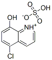 CAS#: 93804-18-3, 5-Chloro-8-Hydroxyquinolinium Hydrogen Sulphate