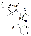 CAS#: 93805-60-8, 1,3,3-Trimethyl-2-[[(2-Nitrophenyl)Hydrazono]Methyl]-3H-Indolium Acetate