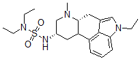 CAS 登录号：93822-42-5， N,N-二乙基-N-(1-乙基-6-甲基麦角灵-8-基)磺酰胺