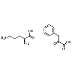 CAS 登录号：93838-90-5， 2-氧代-3-苯丙酸-L-鸟氨酸(1:1)