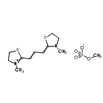 CAS 登录号：93839-22-6， 3-甲基-2-[3-(3-甲基-1,3-噻唑烷-2-亚基)-1-丙烯-1-基]-4,5-二氢-1,3-噻唑-3-鎓甲基硫酸盐