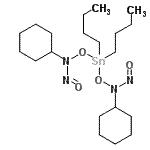 CAS 登录号：93841-42-0， N,N'-[(二丁基锡烷二基)二(氧基)]二(N-亚硝基环己胺)