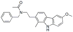 CAS#: 93841-55-5, N-[2-(6-Methoxy-1-Methyl-9H-Carbazol-2-Yl)Ethyl]-N-(Phenylmethyl)Acetamide
