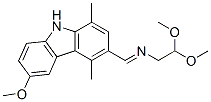 CAS#: 93841-62-4, 2,2-Dimethoxyethyl[(6-Methoxy-1,4-Dimethyl-9H-Carbazol-3-Yl)Methylene]Amine