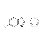 CAS#: 938458-81-2, 5-Bromo-2-(3-pyridinyl)-1,3-benzoxazole