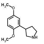 CAS 登录号：938458-95-8， 3-(2,5-二甲氧基苯基)吡咯烷