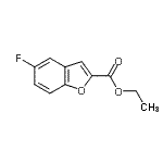 CAS#: 93849-31-1, Ethyl 5-fluoro-1-benzofuran-2-carboxylate