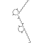 CAS#: 93857-18-2, 1,2-Ethanediyl bis{[(5-dodecyl-2,8-dioxo-1,9-dioxa-4,6-dithia-5-stannacycloundecan-5-yl)sulfanyl]acetate}