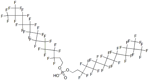 CAS 登录号：93857-56-8， 双[11-(三氟甲基)全氟十二烷基乙基]磷酸氢酯