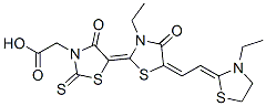 CAS#: 93857-81-9, 5-(3-Ethyl-5-((3-Ethylthiazolidin-2-Ylidene)Ethylidene)-4-Oxothiazolidin-2-Ylidene)-4-Oxo-2-Thioxothiazolidin-3-Acetic Acid