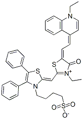 CAS#: 93857-86-4, 2-[[4,5-Diphenyl-3-(4-Sulphonatobutyl)Thiazol-2(3H)-Ylidene]Methyl]-3-Ethyl-5-[(1-Ethylquinolin-4(1H)-Ylidene)Ethylidene]-4-Oxothiazolium