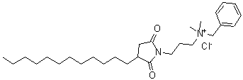 CAS#: 93882-60-1, N-Benzyl-3-(3-dodecyl-2,5-dioxo-1-pyrrolidinyl)-N,N-dimethyl-1-propanaminium chloride