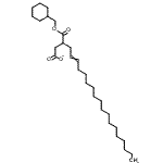 CAS#: 93882-65-6, 3-[(Cyclohexylmethoxy)carbonyl]-5-henicosenoate