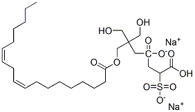 CAS 登录号：93892-63-8， (Z,Z)-4-[2,2-双(羟基甲基)-3-[(1-氧代十八碳-9,12-二烯基)氧基]丙基] 2-磺酰基琥珀酸二钠