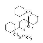 CAS#: 93917-67-0, 1,3,3-Tris(1-methylcyclohexyl)propyl acetate