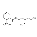 CAS#: 93923-82-1, 6-({[5-Hydroxy-3-(hydroxymethyl)pentyl]oxy}carbonyl)-3-cyclohexene-1-carboxylic acid