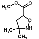 CAS#: 93938-81-9, Methyl 3,3-dimethyl-1,2-oxazolidine-5-carboxylate
