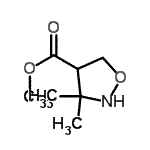 CAS#: 93938-82-0, Methyl 3,3-dimethyl-1,2-oxazolidine-4-carboxylate