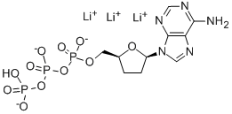 CAS#: 93939-70-9, 2',3'-Dideoxy-Adenosine5'-(Tetrahydrogen Triphosphate) Trilithium Salt