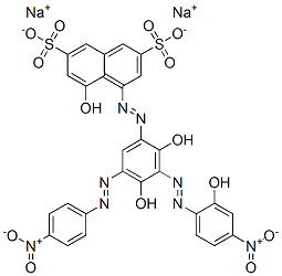CAS#: 93939-98-1, Disodium 4-[[2,4-Dihydroxy-3-[(2-Hydroxy-4-Nitrophenyl)Azo]-5-[(4-Nitrophenyl)Azo]Phenyl]Azo]-5-Hydroxynaphthalene-2,7-Disulphonate