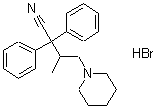 CAS#: 93942-54-2, beta-Methyl-alpha,alpha-Diphenyl-1-Piperidinebutanenitrile Hydrobromide (1:1)