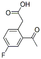 CAS 登录号：93962-54-0， 乙酰基(4-氟苯基)]乙酸