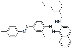 CAS#: 93964-07-9, N-(2-Ethylhexyl)-1-[[2-Methyl-4-[(4-Methylphenyl)Azo]Phenyl]Azo]Naphthalen-2-Amine