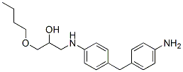 CAS 登录号：93966-58-6， 1-[[4-[(4-氨基苯基)甲基]苯基]氨基]-3-丁氧基丙-2-醇