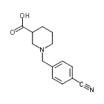 CAS#: 939757-51-4, 1-(4-Cyanobenzyl)-3-piperidinecarboxylic acid