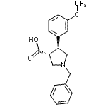 CAS#: 939757-61-6, (3R,4S)-1-Benzyl-4-(3-methoxyphenyl)-3-pyrrolidinecarboxylic acid