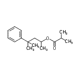 CAS#: 93981-81-8, 4-Methyl-4-phenyl-2-pentanyl 2-methylpropanoate