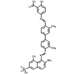 CAS#: 94022-43-2, 5-({4'-[(2-Amino-8-hydroxy-6-sulfo-1-naphthyl)diazenyl]-3,3'-dimethyl-4-biphenylyl}diazenyl)-2-hydroxybenzoic acid