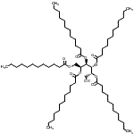 CAS#: 94031-16-0, 1,2,3,4,5-Penta-O-dodecanoyl-D-glucitol